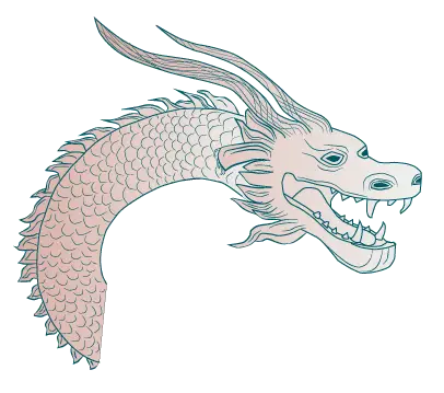 Dragin head ilustration